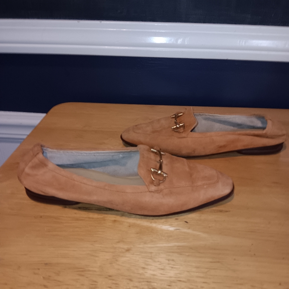 Gucci GG Horsebit Suede And Leather Loafers Size 35 - Picture 4 of 5